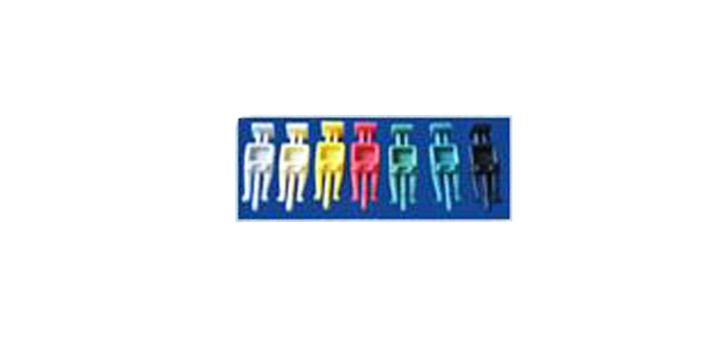 1 PAIR DUMMY PLUG - (Red, Green, Black, Blue, White, Yellow, Grey)
